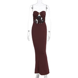 StarSea Slim Fit Backless Hollow Mini Dress