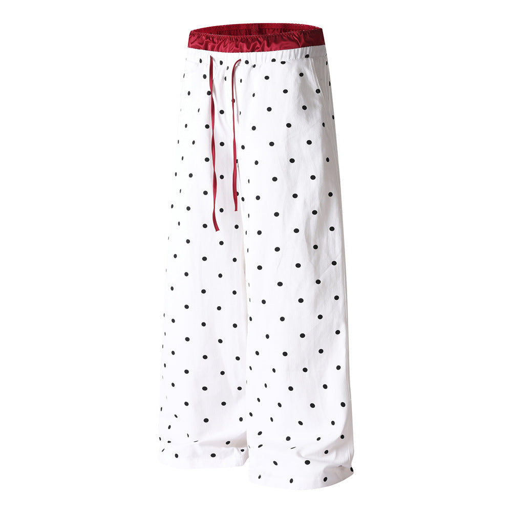 DotVibe Printed Straight Leg Sweatpants