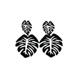 Hollow leaf earrings for fashion