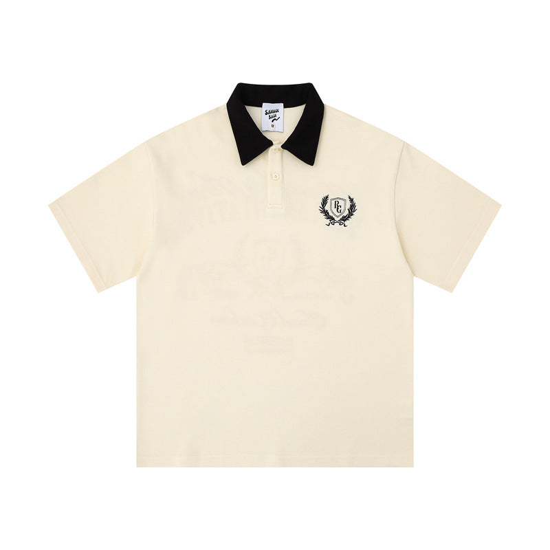 EliteColor Contrast Lapel Polo Shirt