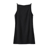 PureLinen Square Neck Mini Dress