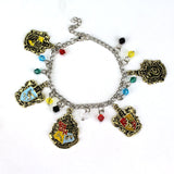 Harri Potter Combination Jewellery Silver Plated Charm Bead Bracelet