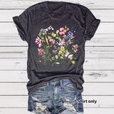 Short sleeved fashion print