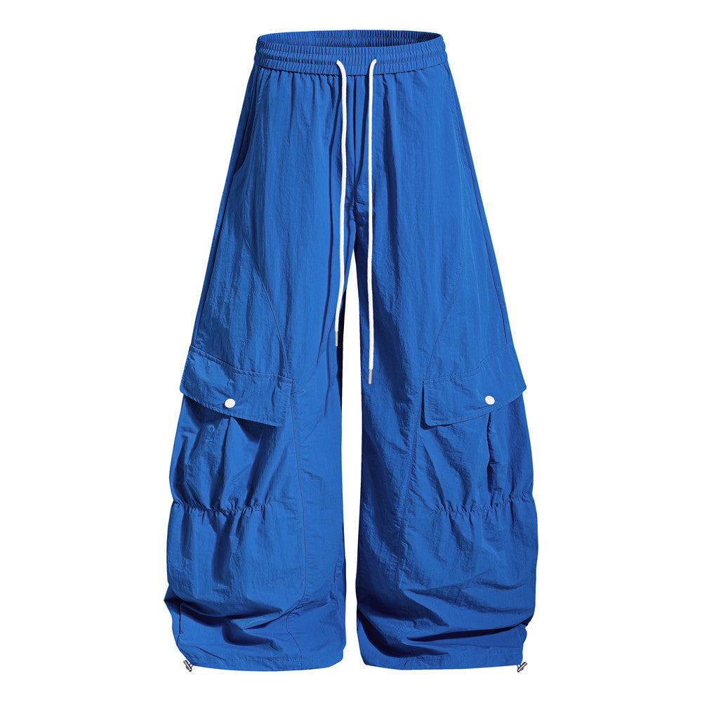 Edge Curve Letter Print Knife Pants