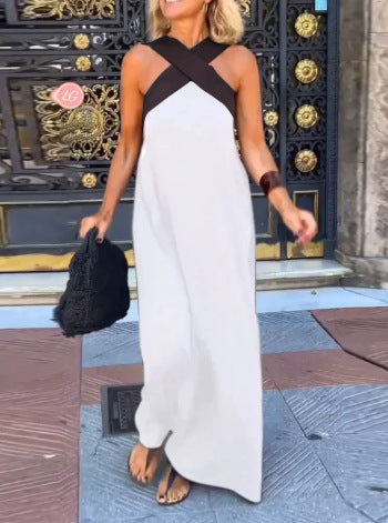 EleganceCross Strap Dress