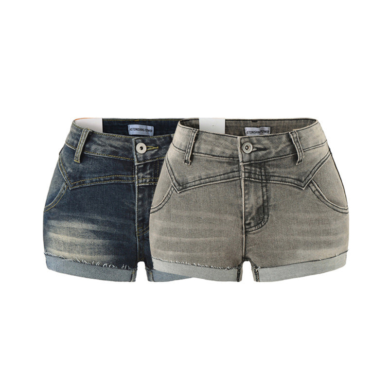 RetroEdge Denim Shorts