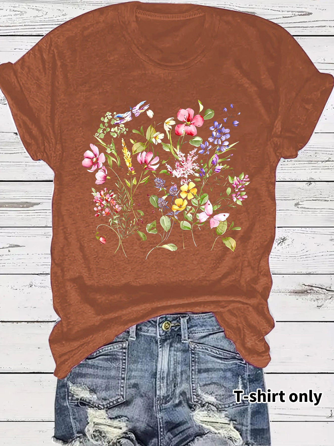Short sleeved fashion print