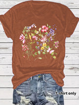 Short sleeved fashion print
