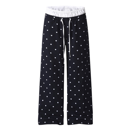 DotVibe Printed Straight Leg Sweatpants