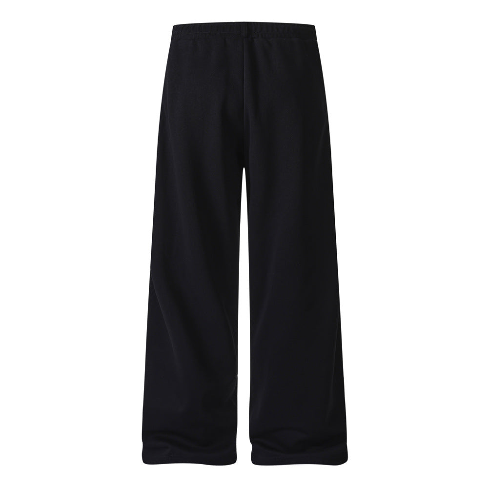 Triple Stripe Loose Straight Leg Sweatpants