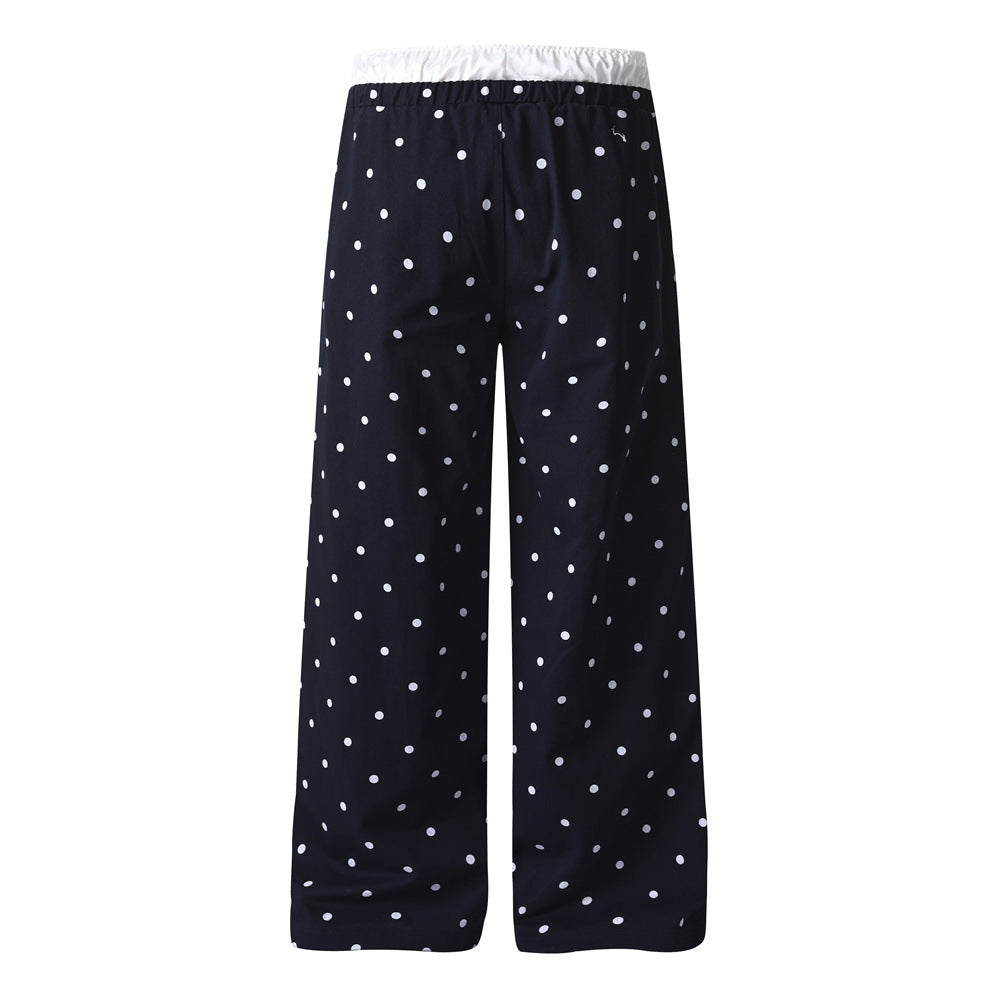 DotVibe Printed Straight Leg Sweatpants