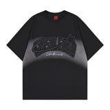 Fade Wave Washed Gradient T-Shirt