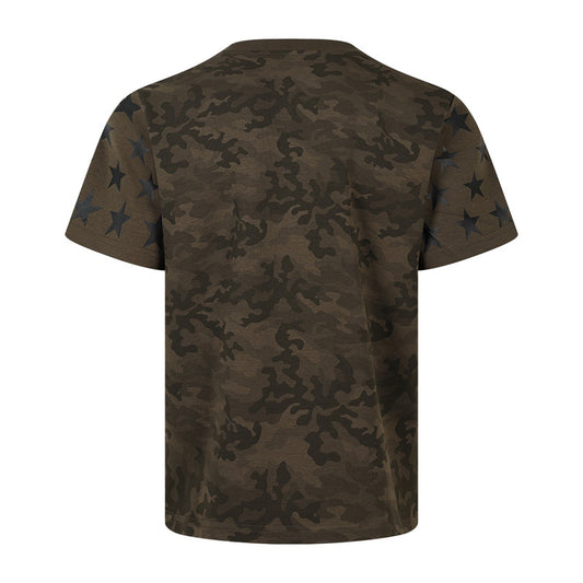 CamoFlex Letter Print Short Sleeve Shirt