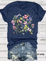 Short sleeved fashion print
