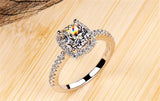 Zircon Rings For Women Bridal Wedding Anelli Trendy Jewellery Engagement White Gold Color Anillos Mujer
