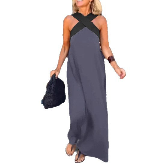 EleganceCross Strap Dress