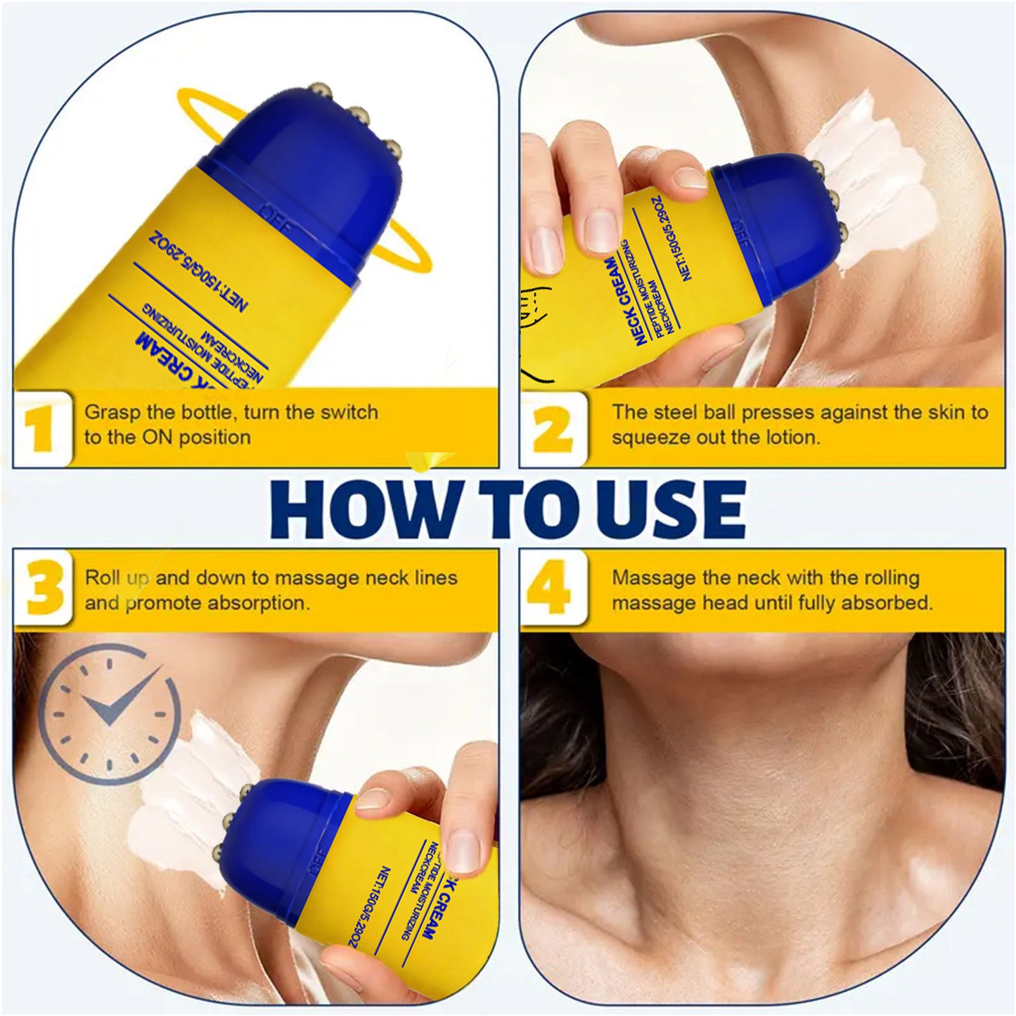 Neck Renew Long-Lasting Moisturizing & Wrinkle Care Cream