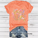 Short sleeved fashion print