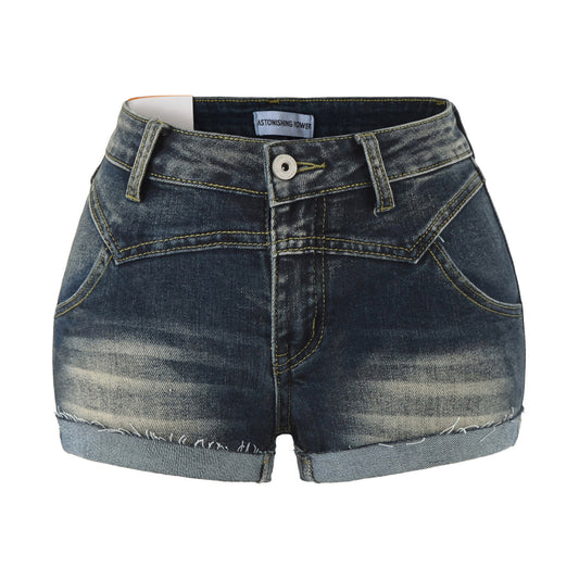 RetroEdge Denim Shorts