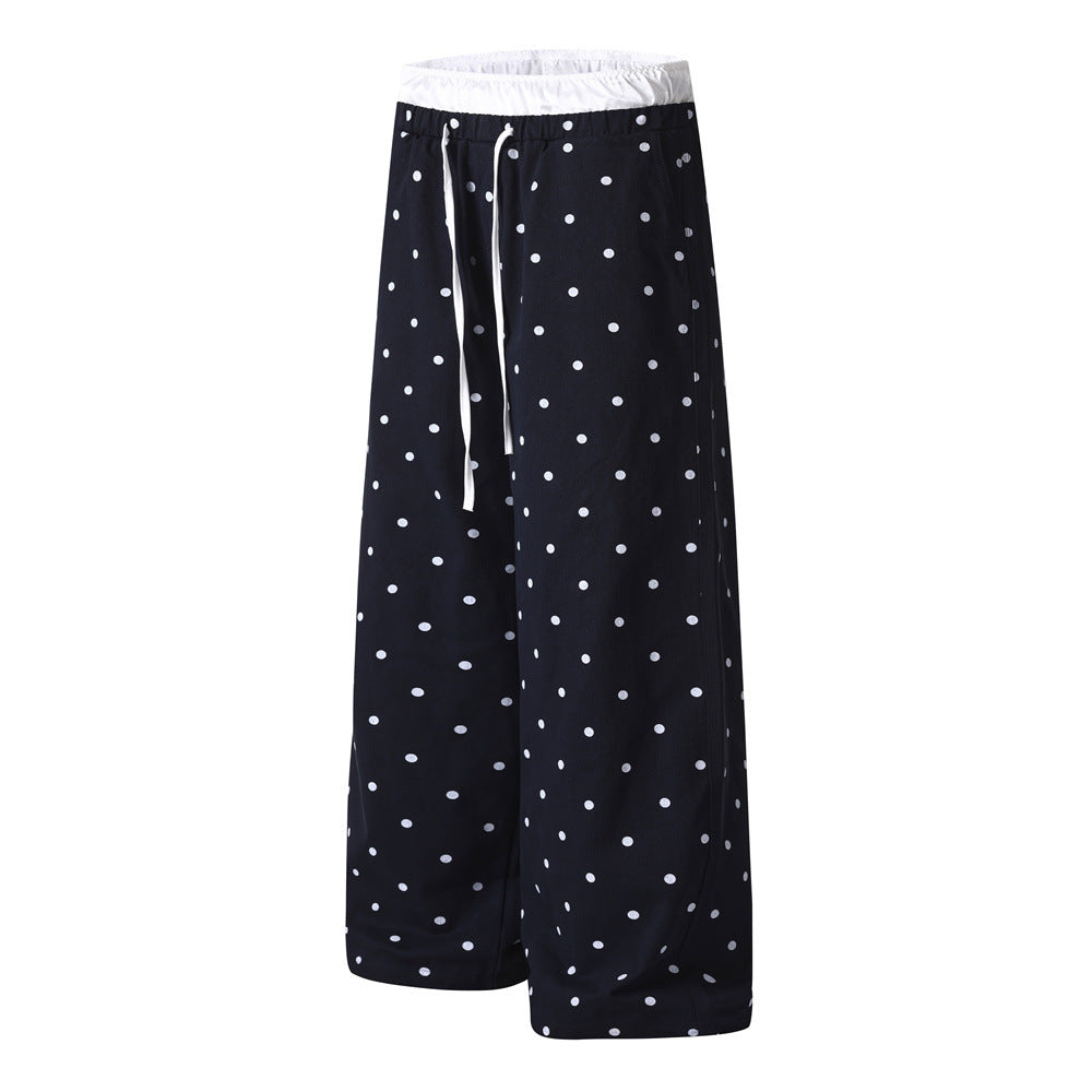 DotVibe Printed Straight Leg Sweatpants