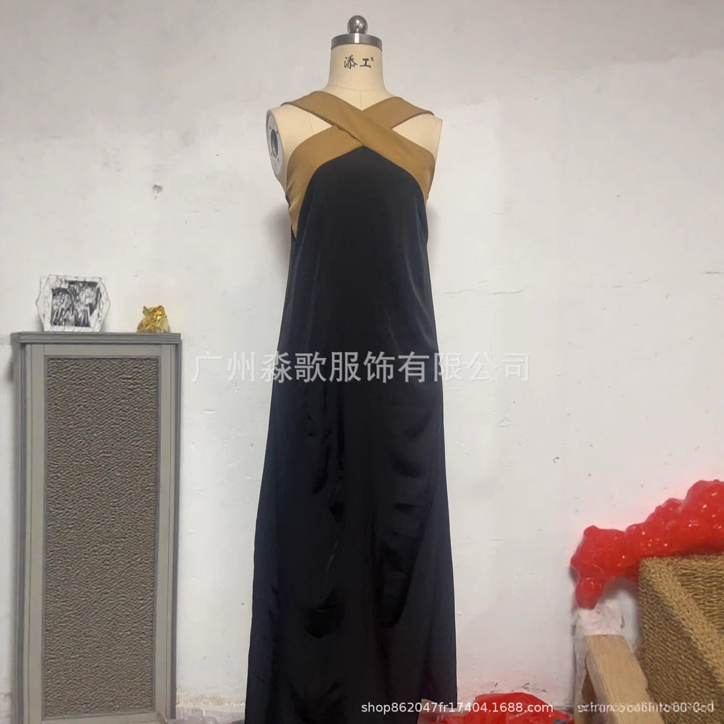 EleganceCross Strap Dress